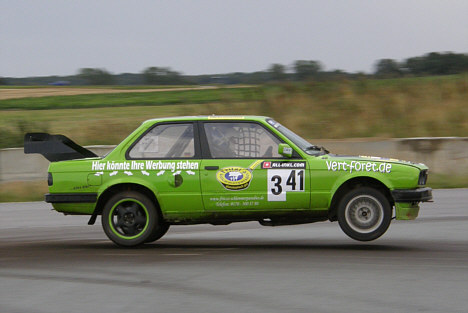 Rallycross arrangementet trak deltagere helt nede fra Tyskland.
